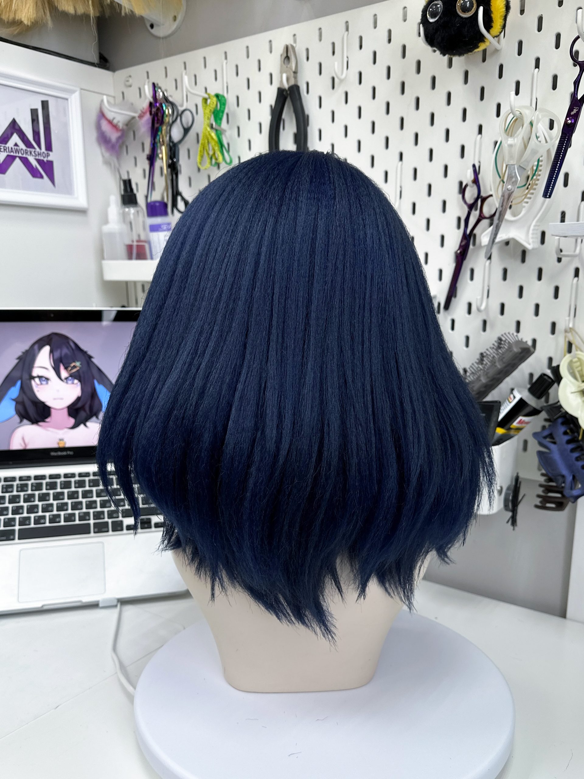 Black blue bunny wig - Image 5