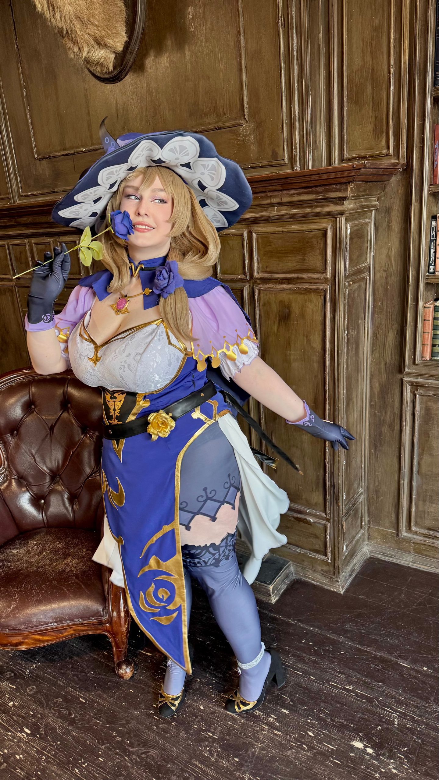 Lisa Minci Genshin Impact plus size full cosplay set - Image 6