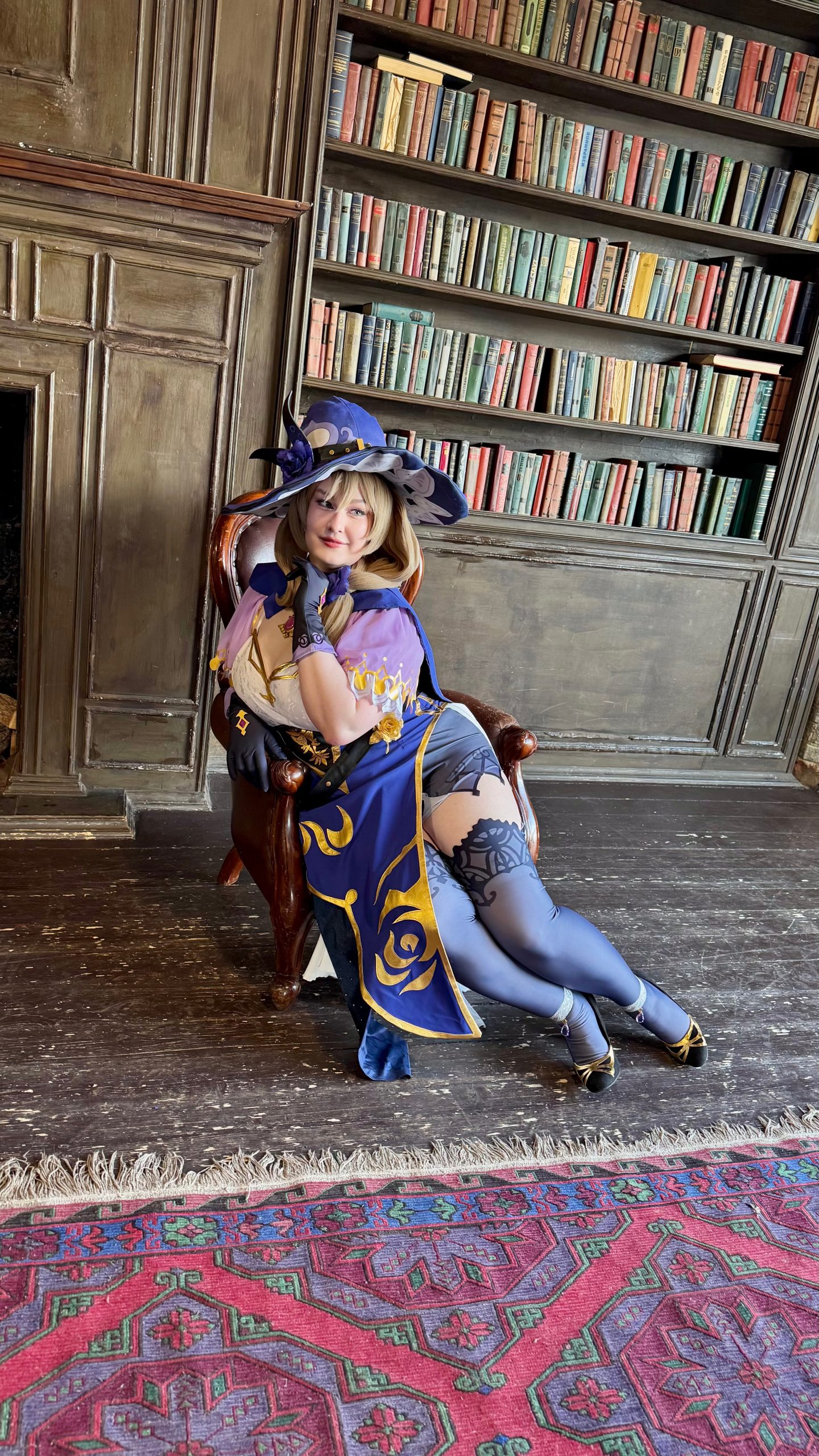 Lisa Minci Genshin Impact plus size full cosplay set - Image 8