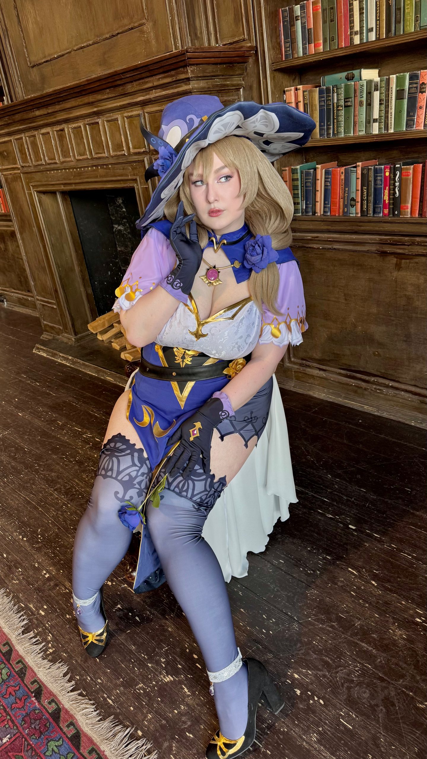 Lisa Minci Genshin Impact plus size full cosplay set - Image 3