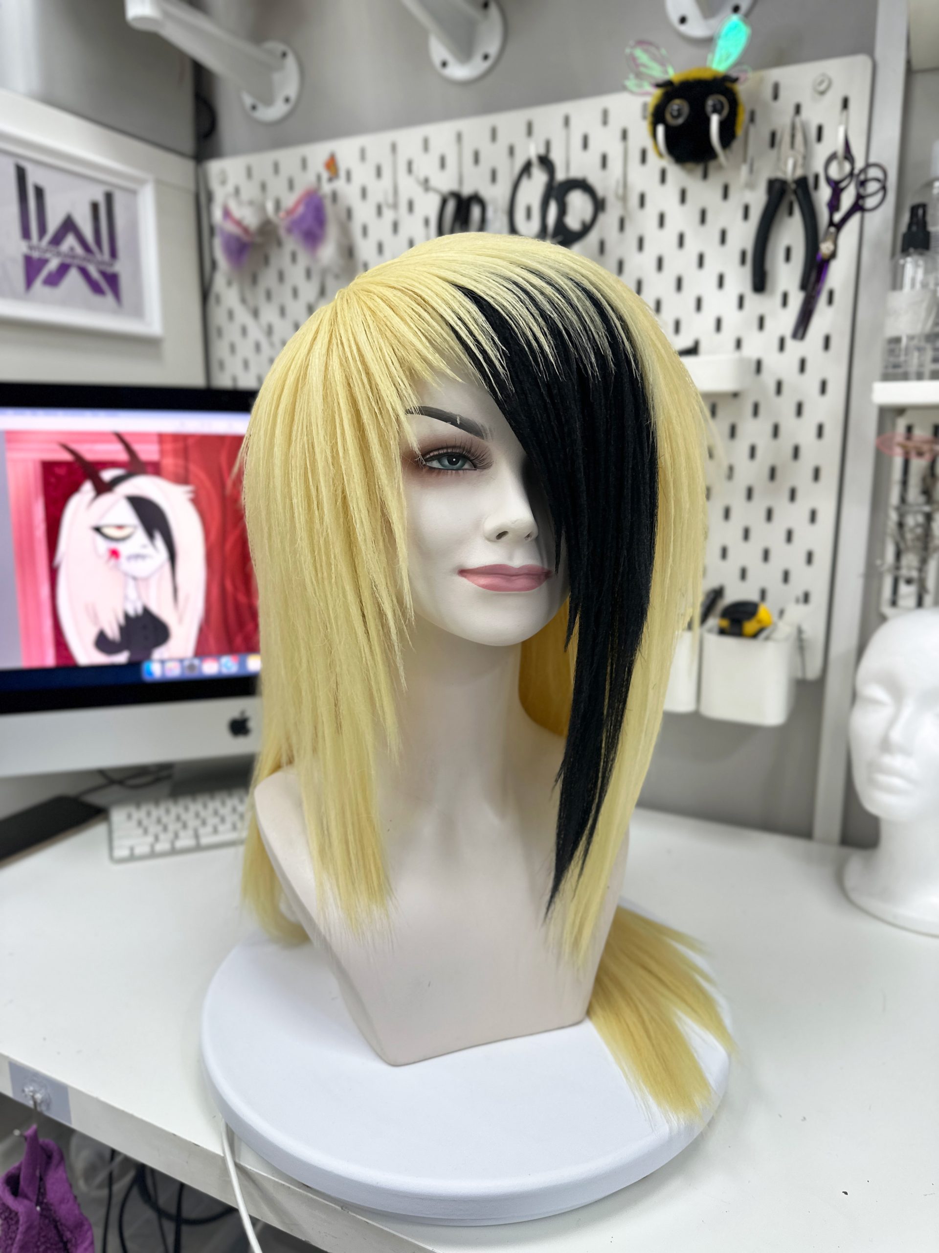 2007vibe Emo Charlie wig | Hazbin hotel - Image 2