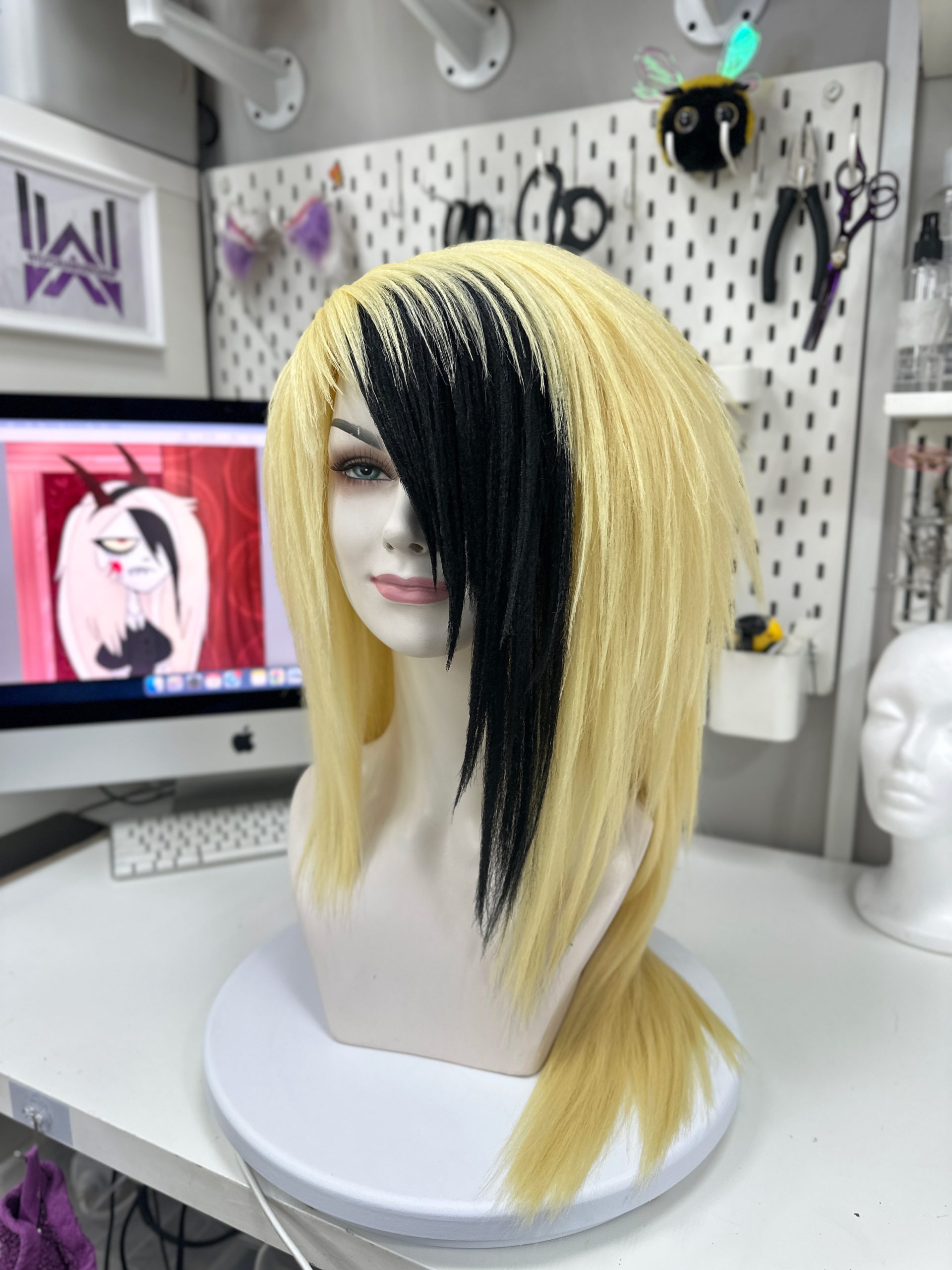 2007vibe Emo Charlie wig | Hazbin hotel - Image 4